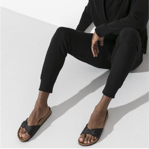 Birkenstock Unisex Madrid Birko-Flor Single-Strap Slide Sandal Size 42 - Picture 3 of 16